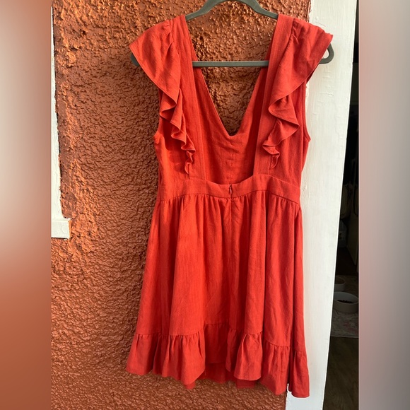 Cupshe Red Ruffle Mini Dress - Picture 5 of 6